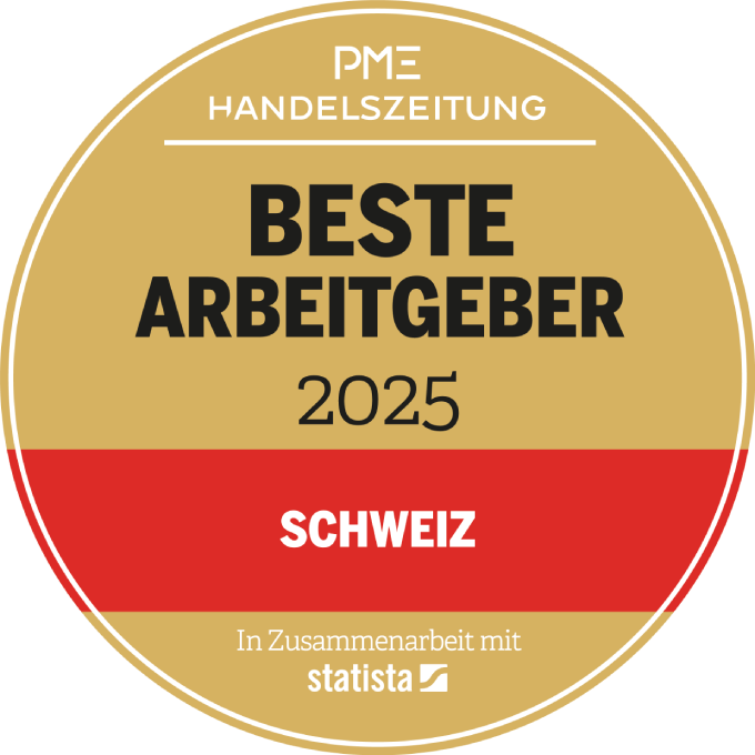 PME Handelszeitung - beste Arbeitgeber 2025 Schweiz Logo